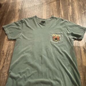 Comfort Colors Men's Teal Pocket Tee